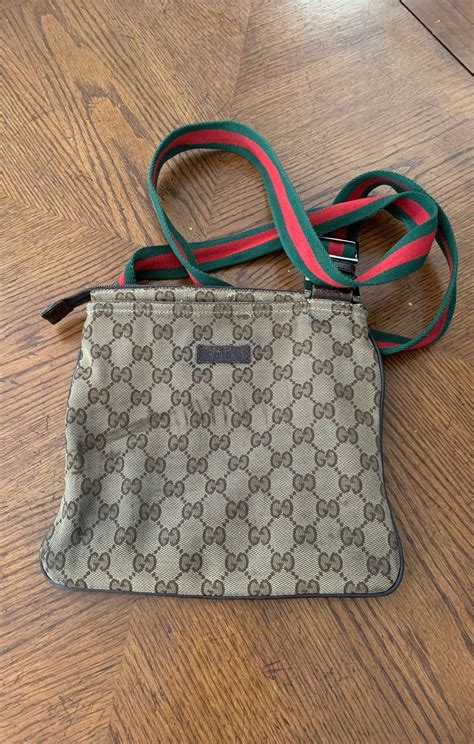 gucci fabric bag strap|authentic Gucci bag strap.